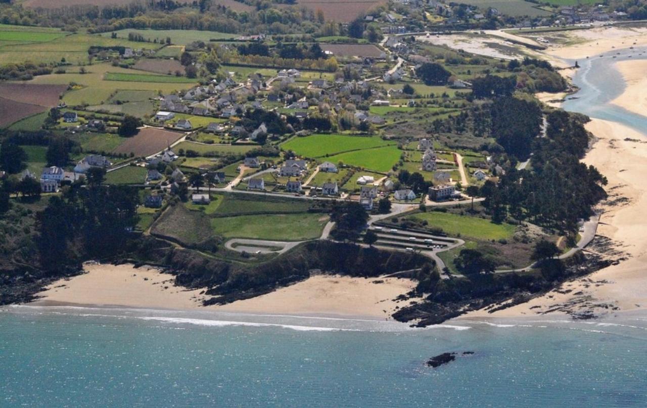 Tente 3 Chambres, Petit Camping Familial Vue Mer Plestin-les-Grèves Exteriör bild