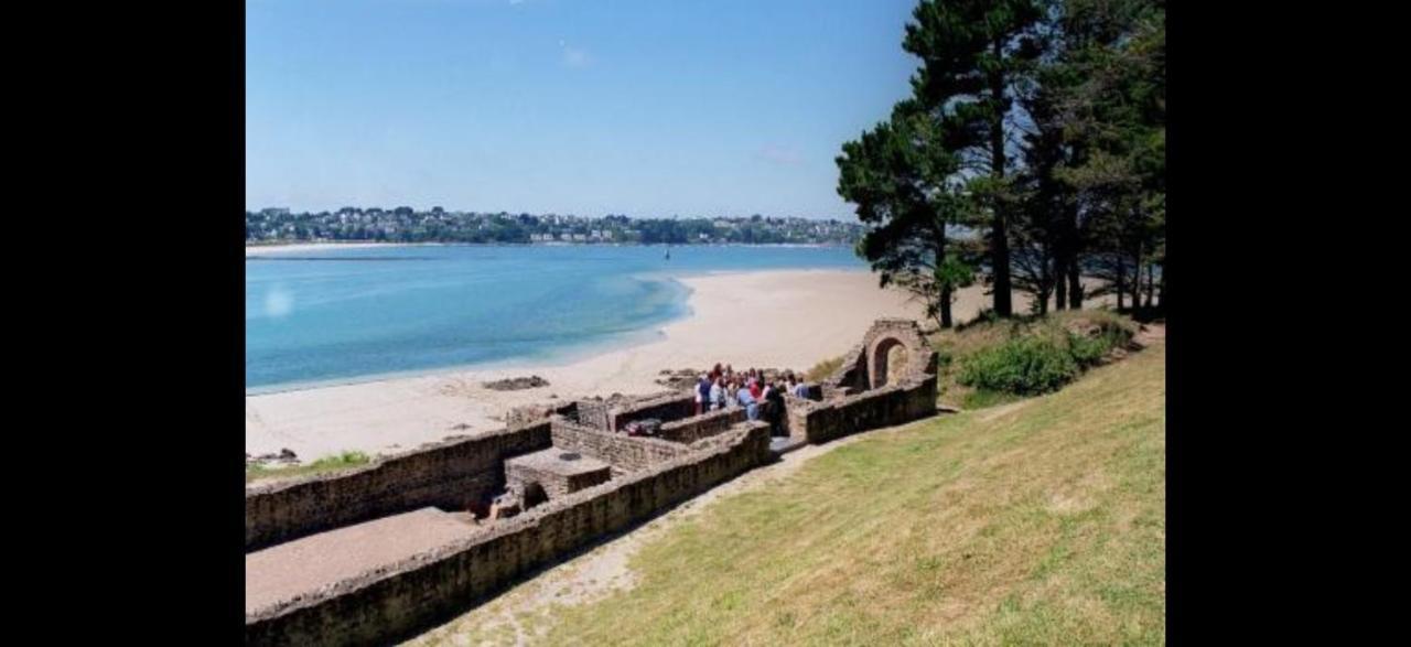 Tente 3 Chambres, Petit Camping Familial Vue Mer Plestin-les-Grèves Exteriör bild