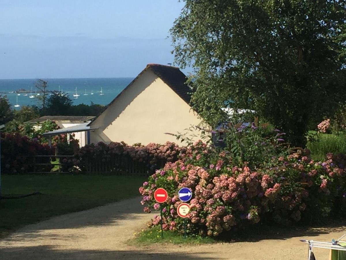 Tente 3 Chambres, Petit Camping Familial Vue Mer Plestin-les-Grèves Exteriör bild