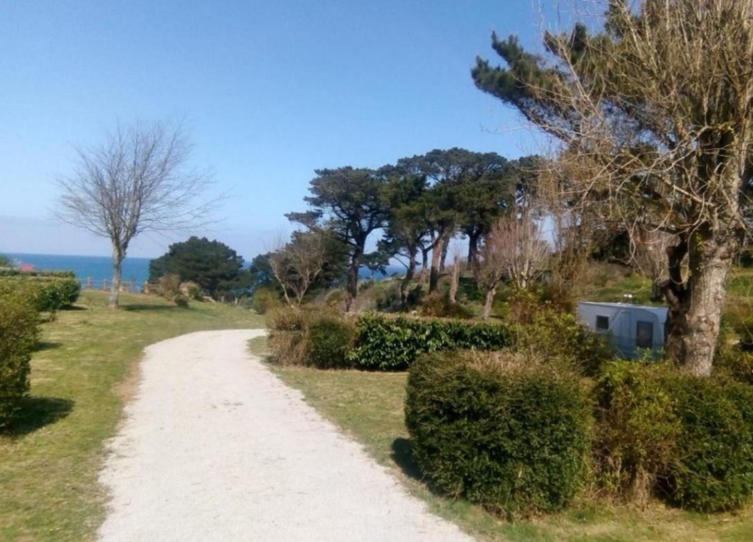 Tente 3 Chambres, Petit Camping Familial Vue Mer Plestin-les-Grèves Exteriör bild