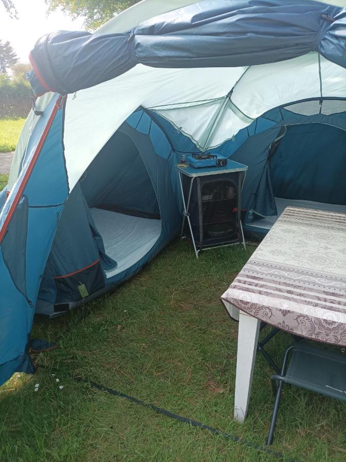 Tente 3 Chambres, Petit Camping Familial Vue Mer Plestin-les-Grèves Exteriör bild