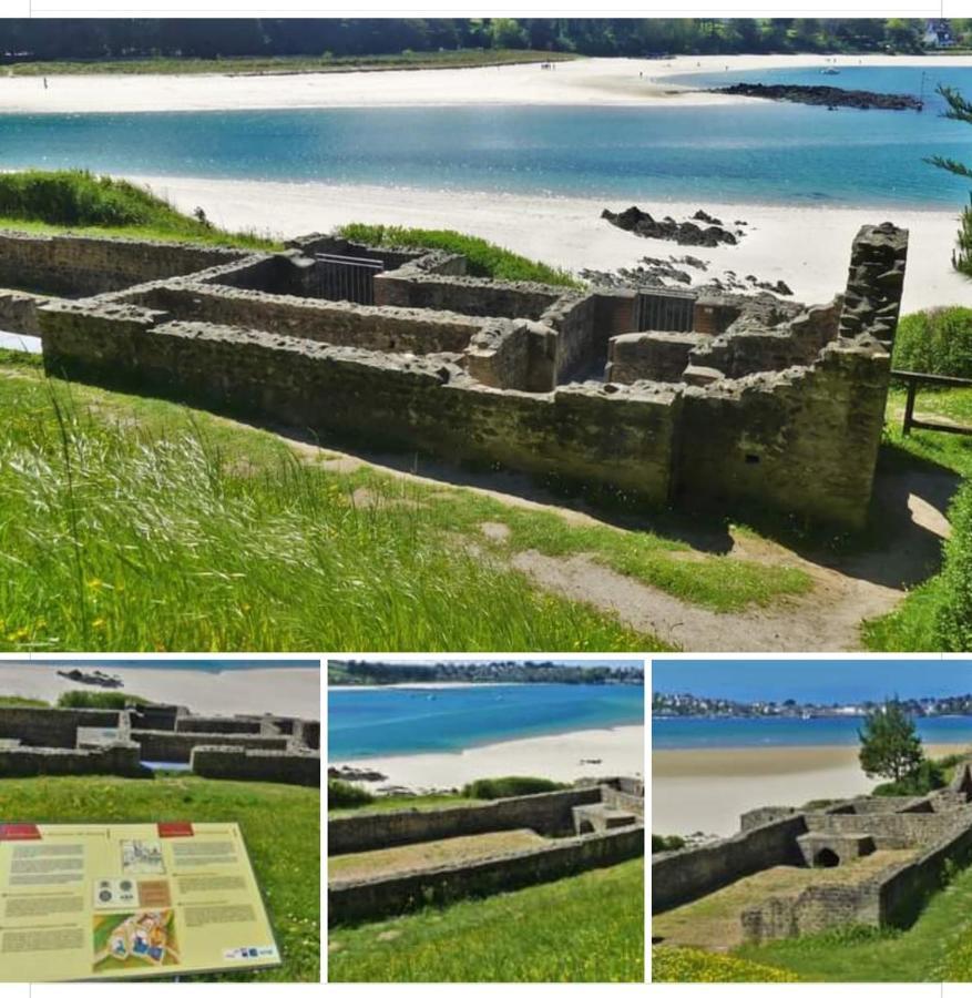 Tente 3 Chambres, Petit Camping Familial Vue Mer Plestin-les-Grèves Exteriör bild